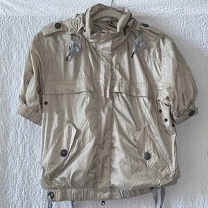 Stella McCartney Adidas Hooded Short Sleeve Running Windbreaker